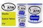 Preview: Mazda, Space Yellow, YW: 1L Lackdose + 1L Klarlack + 500ml Härter - Set, von ATW Autoteile West.